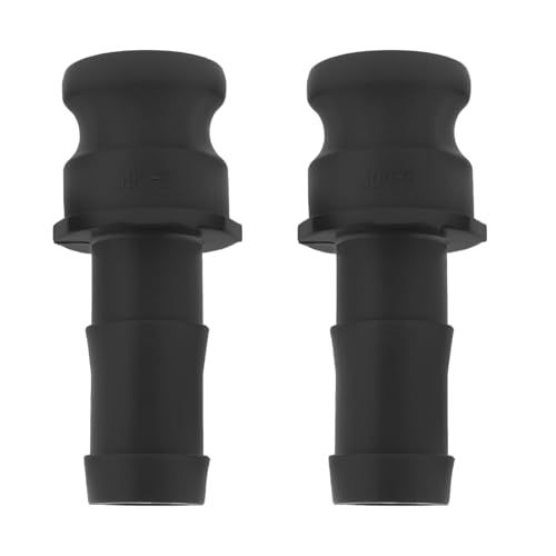 Create idea 2 x Schlauch-Camlock-Armaturen, 100E, 2,5 cm (1 Zoll) Nocken- und Rillen-Schlauchverschraubung, 96,1 x 39,7 mm, Schnellspannverbinder von Create idea