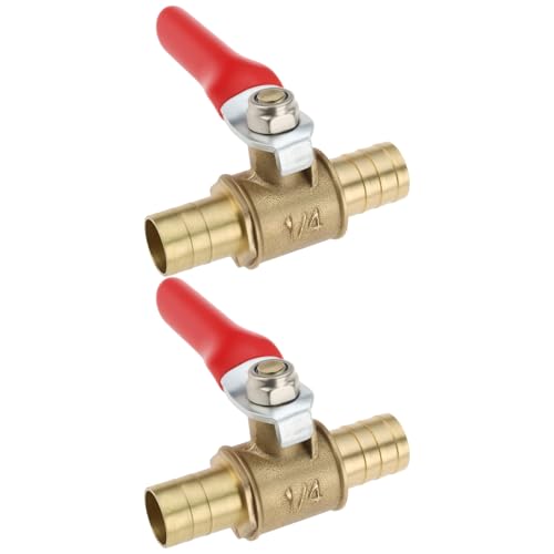 Create idea 2x Messing-Kugelhahn mit Rotem Griff Wasserhahn-Ventilschalter 10 Mm Verwendet f¨¹r Den Entw?sserungshahn der Kraftstoffleitung Create idea 2x Messing-Kugelhahn mit Rotem Griff Wasserhahn-Ventilschalter 10 Mm Verwendet f¨¹r Den Entw?sserungshahn der Kraftstoffleitung von Create idea