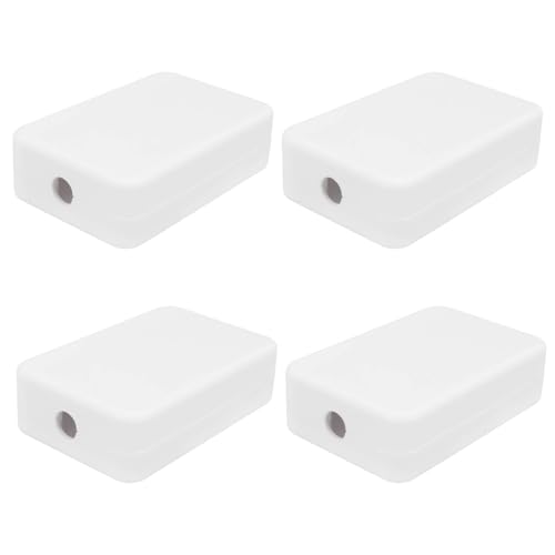 Create idea 4 Stück Anschlussdose 55 X 35 X 15 Mm ABS Kleine Wasserdichte Elektroprojektbox für Elektronik-Leiterplattengehäuse Elektronische Hobbybox Weiß von Create idea