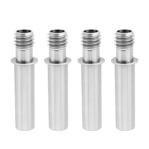 Create idea 4 Stück Edelstahldüsen M6 3D-Drucker Heatbreak Throat Tube Kompatibel mit Creality Ender 3 V2 Neo CR-5 PRO CR10 Smart 3D-Drucker 30 Mm von Create idea