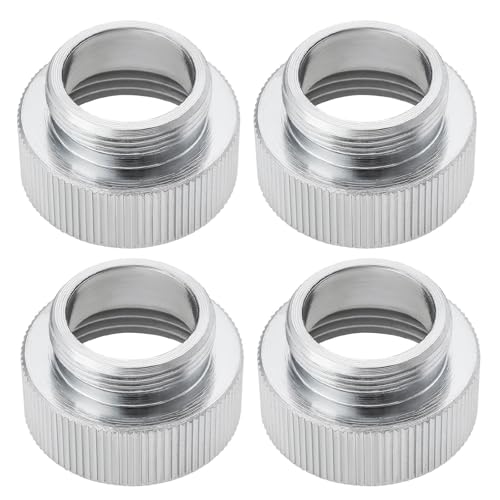 Create idea 4 Stück Wasserhahn Adapteranschluss aus Messing 3/4 Zoll Innengewinde auf M22x1,0 Metrisches Außengewinde Wasserreiniger Adapter für Maschine Geschirrspüler Badezimmer Küchenspüle von Create idea