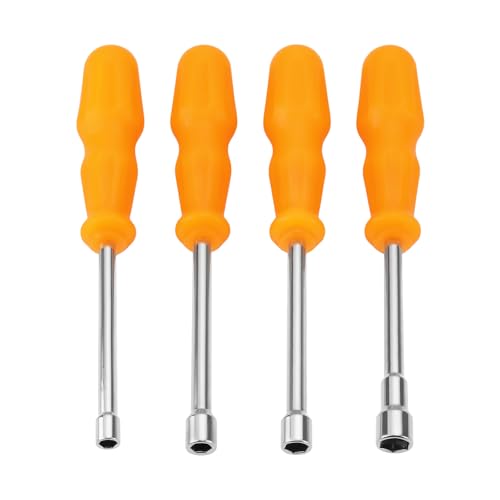 Create idea 4-teiliger Steckschlüssel-Schraubendreher Sechskant-Mutterndreher Werkzeug Schraubendreher Steckschlüssel 107 X 90 Mm 6–10 Mm von Create idea