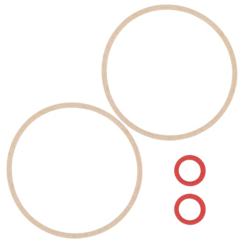 Create idea 4x Vergaserdichtungsset für Rasenmäher Kompatibel mit HONDA GCV170 GCV200 HRN216 OE 16010-Z9L-811 Großer Kreis 47,5 * 51,5 Mm Kleiner Kreis 8 * 12 Mm von Create idea