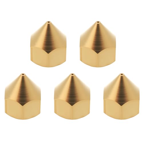 Create idea 5 Stück 3D-Druckerdüsen 1,75/0,4 Mm Kupferdüsen Kompatibel mit TierTime UP von Create idea
