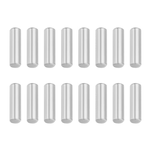 Create idea 50 Stück 3x10mm Regalhalterungs Passstifte 304 Edelstahl Rundkopf Flache Abgeschrägte Endpassstifte für die Reparatur Und Installation von Bücherregalmöbeln von Create idea