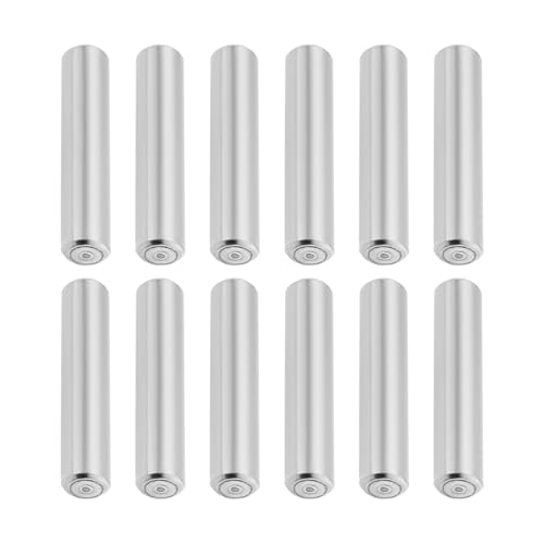 Create idea 50 Stück 5x25mm Regalhalterungs Passstifte 304 Edelstahl Rundkopf Flache Abgeschrägte Endpassstifte für die Reparatur Und Installation von Bücherregalmöbeln von Create idea