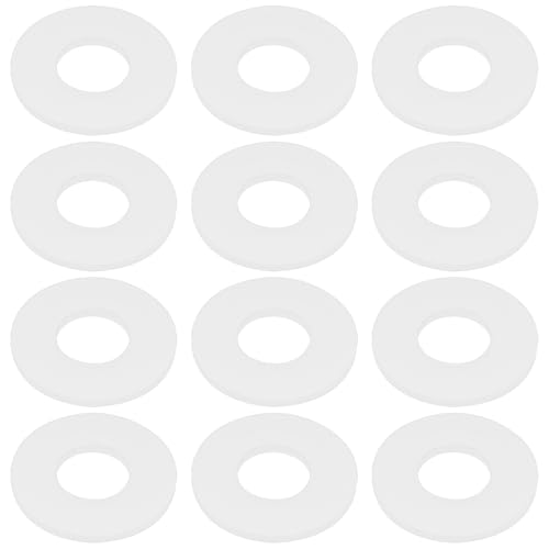 Create idea 50 Stück Flachdichtung aus Kunststoff Und Nylon Innendurchmesser 6 Mm Außendurchmesser 14 Mm Dicke 1 Mm Geeignet für Dichtungsringe von Industrieanlagen Und Möbeln Transparent von Create idea