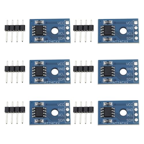 Create idea 6X AT24C256 SMD Speichermodul I2C Schnittstelle Serielles EEPROM 2,7-5,5V 5mA Geeignet für Datenspeichermodul Create idea 6X AT24C256 SMD Speichermodul I2C Schnittstelle Serielles EEPROM 2,7-5,5V 5mA Geeignet für Datenspeichermodul von Create idea