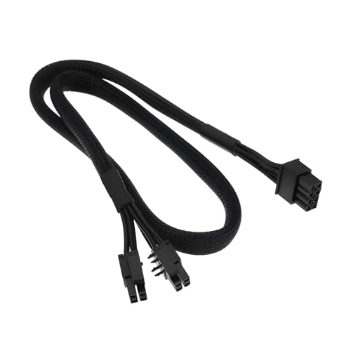 Create idea 8-poliges Netzteil auf Dual 4+4-poliges CPU-Modul-Stromkabel Kompatibel mit Asus Rog Thor 70 cm von Create idea
