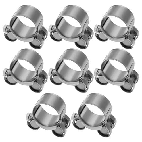 Create idea 8-teilige 23-25-mm-Schlauchschelle Edelstahlschraube M5 Schlauchschelle Starke Schlauchschelle für die Metallverarbeitung Automobilmontage Silberfarben Create idea 8-teilige 23-25-mm-Schlauchschelle Edelstahlschraube M5 Schlauchschelle Starke Schlauchschelle für die Metallverarbeitung Automobilmontage Silberfarben von Create idea