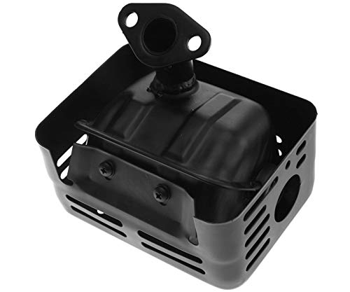 Create idea Auspuff Schalldämpfer Silencer schwarz Exhaust & Dichtung KOMPATIBEL MIT Honda GX110 GX120 GX140 GX160 & GX200 von Create idea