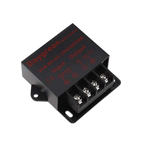 Create idea DC Power Buck Konverter Regler 12V/24V auf 5V 5A 25W Transformator Umwandlungsmodul Überspannungsschutz Überstromschutz Create idea DC Power Buck Konverter Regler 12V/24V auf 5V 5A 25W Transformator Umwandlungsmodul Überspannungsschutz Überstromschutz von Create idea