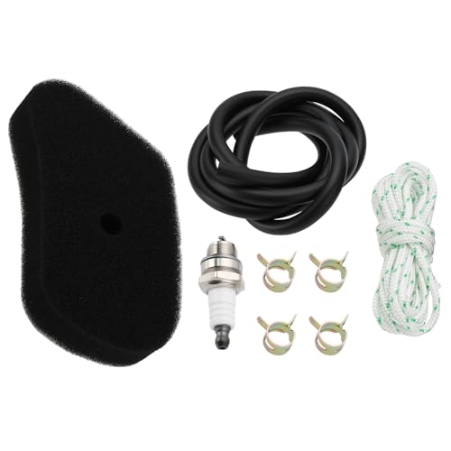 Create idea Luftfilter-Kit Kraftstofffilter-Service-Kit 17211 ZG1 700 Kompatibel mit Honda GV100 HR173 HRB423 HRB535 mit L7T-Zündkerze Und Kraftstoffleitung von Create idea