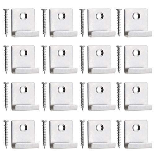 Create idea Terrassendielen Anfangs/Endklammer Decking Versteckt Anlasser Verschluss Board Clip mit Selbstschneidender Schraube Edelstahl DIY Hardware 8mm 50x von Create idea