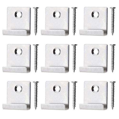 Create idea Terrassendielen Anfangs/Endklammer 8mm Decking Versteckt Anlasser Verschluss Board Clip mit Selbstschneidender Schraube Edelstahl DIY Hardware 25x von Create idea