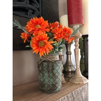Herbst Sonnenblumen Und Eukalyptus Vase von CreatedbyAmyLou