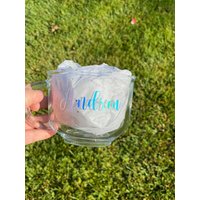 Klarglas Kaffee-/Teebecher von CreatedbyMariShop