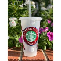 Los Angeles Angels Venti Starbucks Kalte Tasse von CreatedbyMariShop