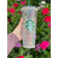 Venti Starbucks Schneeglobe Strass Becher von CreatedbyMariShop