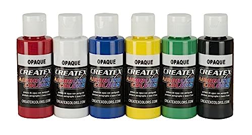 Createx Airbrush CRE02520 Farben Opaque AB Airbrush Color Set von Createx