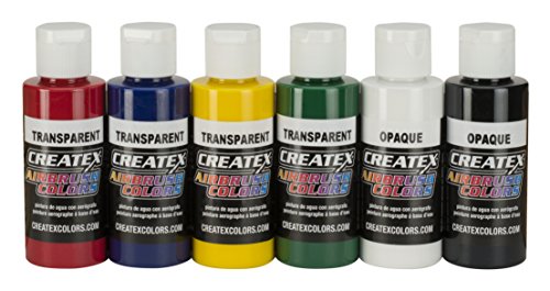 Createx Colors 5801-00 Airbrush-Farbset, 56,7 ml, mehrfarbig, 320 ml von Createx