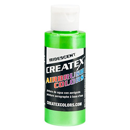 Createx 5507-02 Airbrush-Farbe, irisierendes Grün, 60 ml von Createx