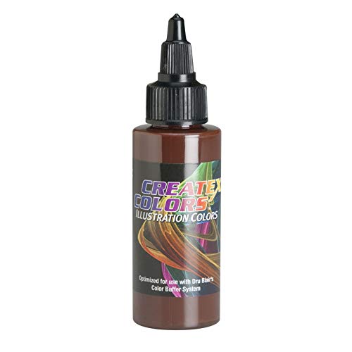 Createx Burnt Umber 5062 Illustration Farbe 60ml gebrannte Umbra Airbrush Farbe von Createx