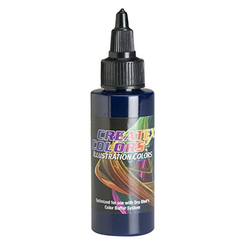 Createx Cobalt Blue 5059 Illustration Farbe 60ml Kobaltblau Airbrush Farbe von Createx