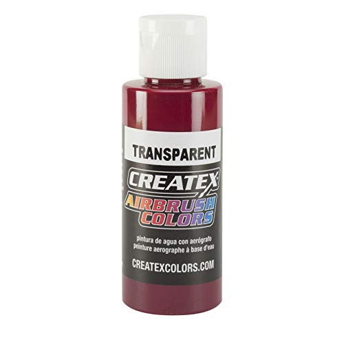 Createx Farbe, 60 ml transparent Burgund von Createx