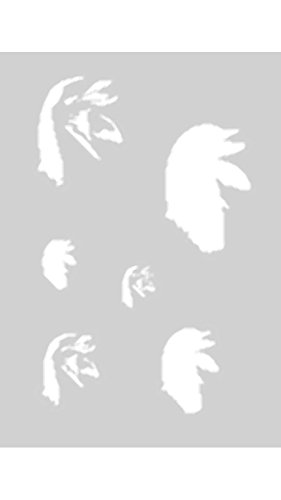 Createx Schablone Mylar - Delfine 1 Step-by-Step 262 533 von Createx