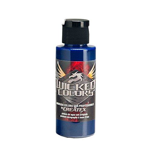 Createx Wicked Colors - Airbrush Farbe - 59 ml - Detail - Kobaltblau von Createx