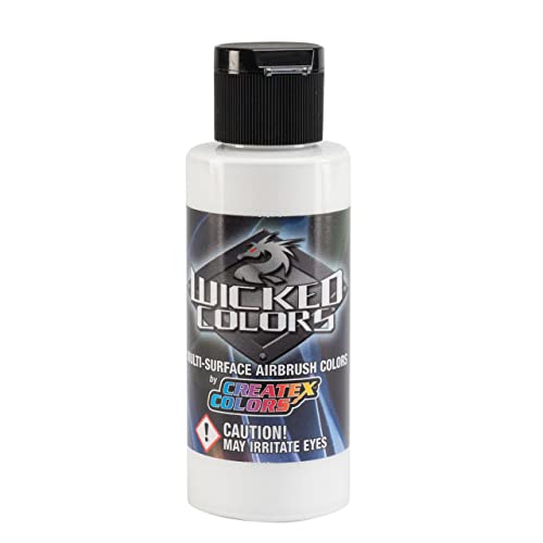 Createx Wicked - W017 High Gloss White - 60ml Airbrush Farbe 116017 von Createx