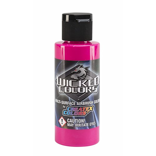 Createx Wicked W029 Magenta 60ml Fluoreszierend Airbrush Farbe von Createx