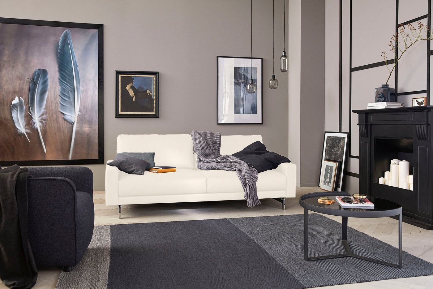 Creation BY ROLF BENZ 2-Sitzer CR.450, Designsofa, Loungesofa, Armlehne niedrig, Fuß chromfarben glänzend, Breite 164 cm Creation BY ROLF BENZ 2-Sitzer CR.450, Designsofa, Loungesofa, Armlehne niedrig, Fuß chromfarben glänzend, Breite 164 cm von Creation BY ROLF BENZ