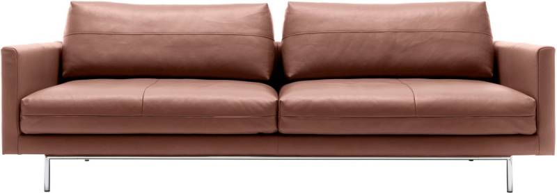 Creation BY ROLF BENZ 3,5-Sitzer CR.414, Designsofa, edles Sofa, Loungesofa, Ledersofa, klares Design, aus Leder oder Chenille, erstklassiger Sitzkomfort, legere Polsterung von Creation BY ROLF BENZ