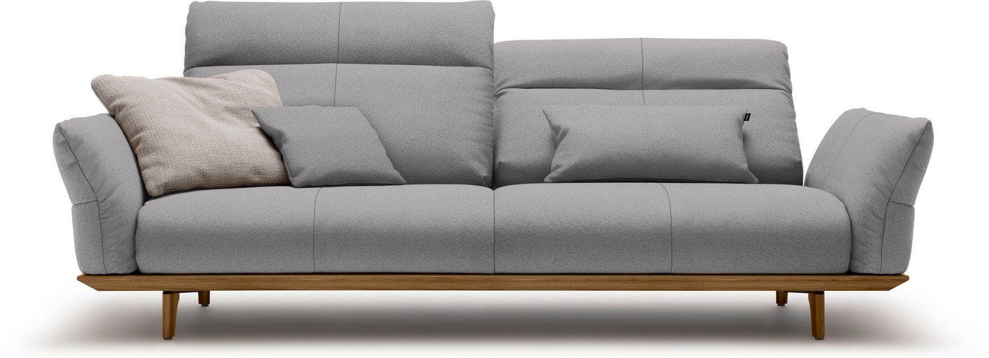 Creation BY ROLF BENZ 3,5-Sitzer CR.460, Sockel und Füße in Nussbaum, Breite 228 cm von Creation BY ROLF BENZ
