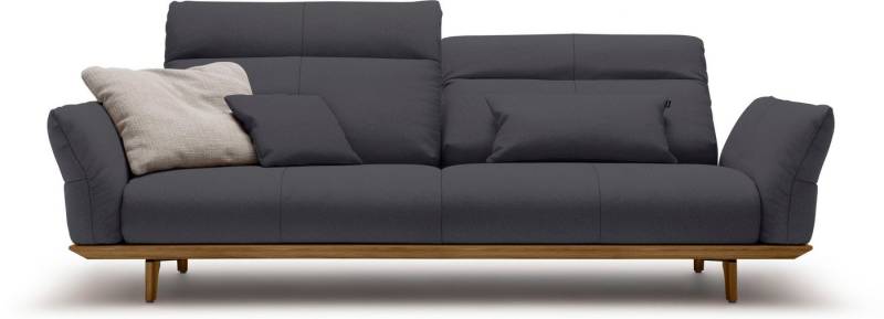 Creation BY ROLF BENZ 3,5-Sitzer CR.460, Sockel und Füße in Nussbaum, Breite 228 cm von Creation BY ROLF BENZ