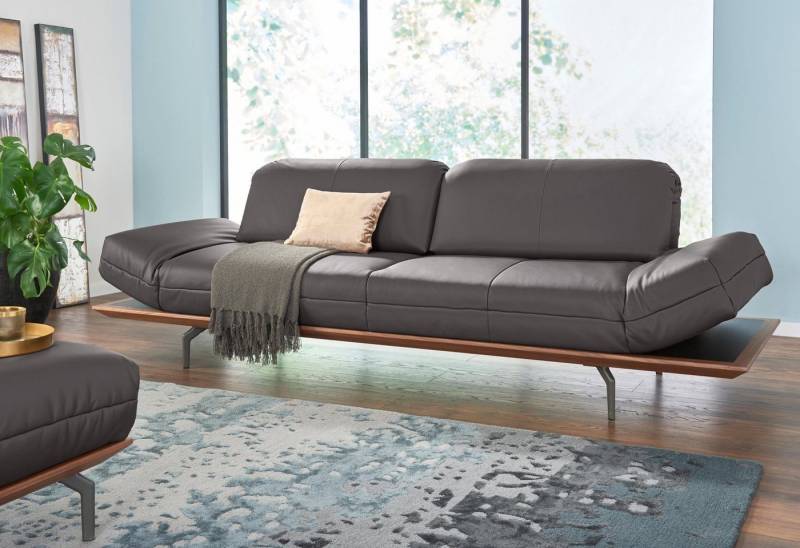 Creation BY ROLF BENZ 3-Sitzer CR.420, Designsofa, Loungesofa, in 2 Qualitäten, Holzrahmen in Eiche Natur oder Nußbaum, Breite 232 cm von Creation BY ROLF BENZ