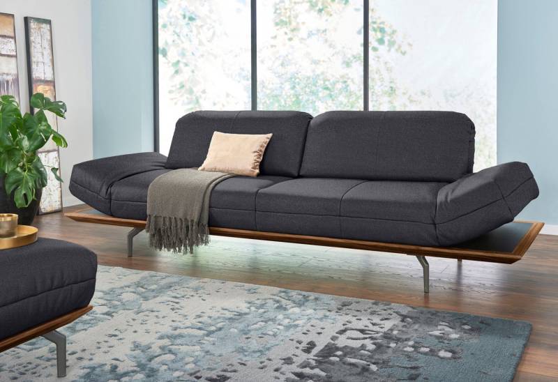 Creation BY ROLF BENZ 3-Sitzer CR.420, Designsofa, Loungesofa, in 2 Qualitäten, Holzrahmen in Eiche Natur oder Nußbaum, Breite 232 cm von Creation BY ROLF BENZ