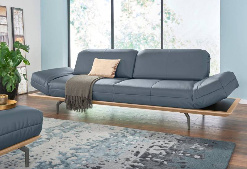 Creation BY ROLF BENZ 3-Sitzer CR.420, Designsofa, Loungesofa, in 2 Qualitäten, Holzrahmen in Eiche Natur oder Nußbaum, Breite 232 cm von Creation BY ROLF BENZ