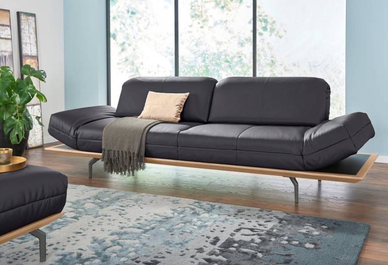 Creation BY ROLF BENZ 3-Sitzer CR.420, Designsofa, Loungesofa, in 2 Qualitäten, Holzrahmen in Eiche Natur oder Nußbaum, Breite 232 cm von Creation BY ROLF BENZ