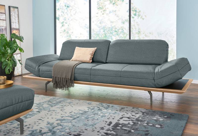Creation BY ROLF BENZ 3-Sitzer CR.420, Designsofa, Loungesofa, in 2 Qualitäten, Holzrahmen in Eiche Natur oder Nußbaum, Breite 232 cm von Creation BY ROLF BENZ