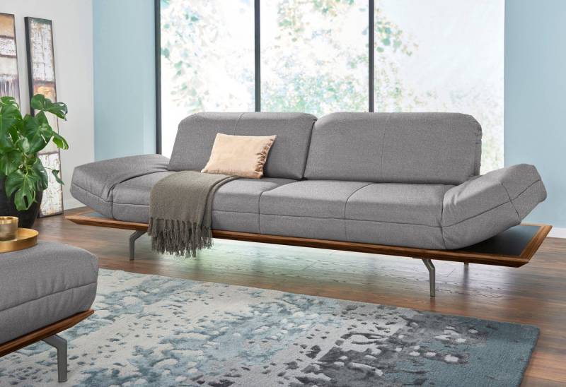 Creation BY ROLF BENZ 3-Sitzer CR.420, Designsofa, Loungesofa, in 2 Qualitäten, Holzrahmen in Eiche Natur oder Nußbaum, Breite 232 cm von Creation BY ROLF BENZ
