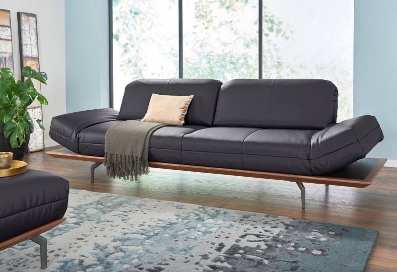 Creation BY ROLF BENZ 3-Sitzer CR.420, Designsofa, Loungesofa, in 2 Qualitäten, Holzrahmen in Eiche Natur oder Nußbaum, Breite 232 cm von Creation BY ROLF BENZ