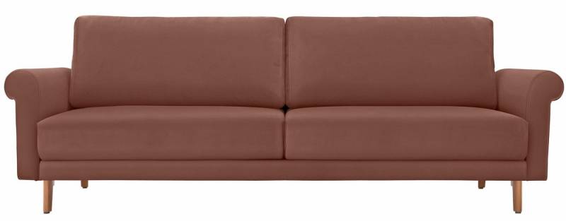 Creation BY ROLF BENZ 3-Sitzer CR.450, Designsofa, Loungesofa, modern Landhaus, Breite 208 cm, Füße in Nussbaum von Creation BY ROLF BENZ