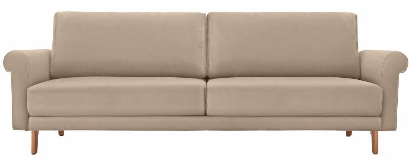 Creation BY ROLF BENZ 3-Sitzer CR.450, Designsofa, Loungesofa, modern Landhaus, Breite 208 cm, Füße in Nussbaum von Creation BY ROLF BENZ