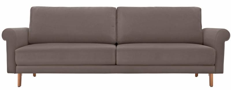 Creation BY ROLF BENZ 3-Sitzer CR.450, Designsofa, Loungesofa, modern Landhaus, Breite 208 cm, Füße in Nussbaum von Creation BY ROLF BENZ