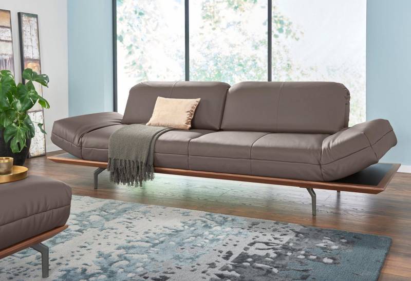 Creation BY ROLF BENZ 4-Sitzer CR.420, Designsofa, Loungesofa, in 2 Qualitäten, Holzrahmen in Eiche Natur oder Nußbaum, Breite 252 cm von Creation BY ROLF BENZ