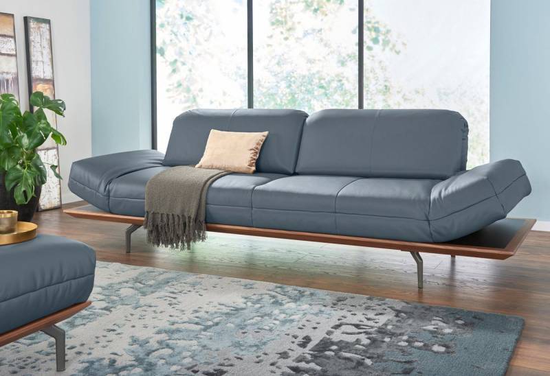 Creation BY ROLF BENZ 4-Sitzer CR.420, Designsofa, Loungesofa, in 2 Qualitäten, Holzrahmen in Eiche Natur oder Nußbaum, Breite 252 cm von Creation BY ROLF BENZ