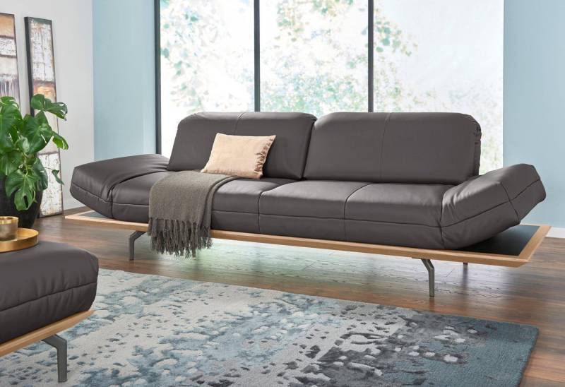 Creation BY ROLF BENZ 4-Sitzer CR.420, Designsofa, Loungesofa, in 2 Qualitäten, Holzrahmen in Eiche Natur oder Nußbaum, Breite 252 cm von Creation BY ROLF BENZ